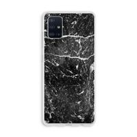 Zwart marmer: Galaxy A51 4G Transparant Hoesje
