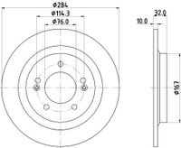 Remschijf PRO 8DD355134401 Remschijf PRO 8DD355134401