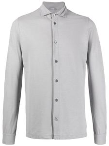 Zanone chemise à boutonnière - Gris