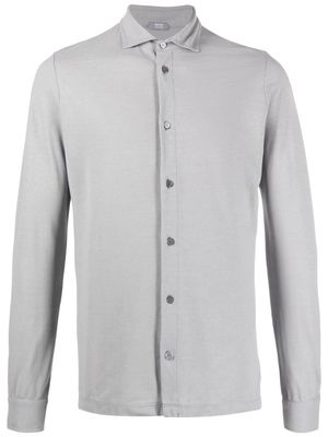 Zanone chemise à boutonnière - Gris