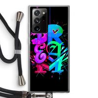 Dream: Samsung Galaxy Note 20 Ultra / Note 20 Ultra 5G Transparant Hoesje met koord Dream: Samsung Galaxy Note 20 Ultra / Note 20 Ultra 5G Transparant Hoesje met koord