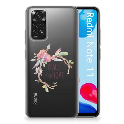 Xiaomi Redmi 10 | Redmi Note 11 4G Telefoonhoesje met Naam Boho Text Xiaomi Redmi 10 | Redmi Note 11 4G Telefoonhoesje met Naam Boho Text