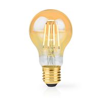 Nedis LED-Filamentlamp E27 | A60 | 4.9 W | 470 lm | 2100 K | 1 stuks - LBDE27A60GD - LBDE27A60GD