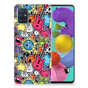 Samsung Galaxy A51 Silicone Back Cover Punk Rock