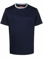 Missoni t-shirt à logo brodé - Bleu