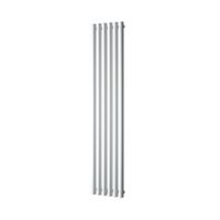 Designradiator Plieger Trento 814 Watt Middenaansluiting 180x35 cm Antraciet Metallic