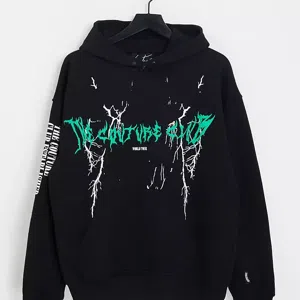 Couture Club World Tour Gothic Hoodie Heren Zwart - Maat XS - Kleur: ZwartGroen | Soccerfanshop