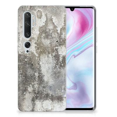 Xiaomi Mi Note 10 Pro | TPU | Siliconen hoesje | Beton Print
