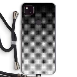 Musketon Halftone: Pixel 4a 5G Transparant Hoesje met koord
