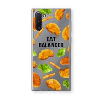 Eat Balanced: Samsung Galaxy Note 10 Transparant Hoesje