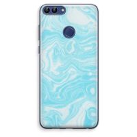 Waterverf blauw: Huawei P Smart (2018) Transparant Hoesje
