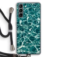 Weerkaatsing water: Samsung Galaxy S21 Transparant Hoesje met koord