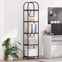 Boekenkast Oud hout 40 x 30 x 183 cm Bewerkt hout