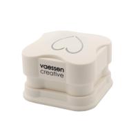 Vaessen Creative • magnetische pons 3d hart 3,8x3,8cm