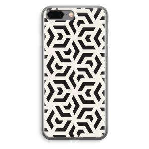 Crazy pattern: iPhone 8 Plus Transparant Hoesje