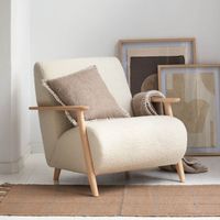 Kave Home Fauteuil Meghan Bouclé - thumbnail