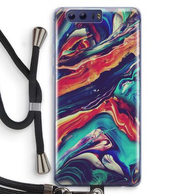 Chameleon Sun: Honor 9 Transparant Hoesje met koord