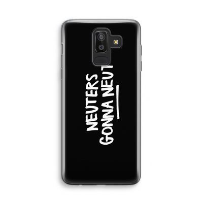 Neuters (zwart): Samsung Galaxy J8 (2018) Transparant Hoesje
