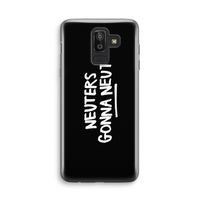 Neuters (zwart): Samsung Galaxy J8 (2018) Transparant Hoesje