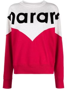 MARANT ÉTOILE sweat Houston bicolore - Rouge