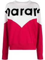 MARANT ÉTOILE sweat Houston bicolore - Rouge