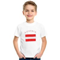 Wit kinder t-shirt Oostenrijk XL (158-164)  -