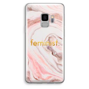 Feminist: Samsung Galaxy S9 Transparant Hoesje