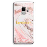 Feminist: Samsung Galaxy S9 Transparant Hoesje