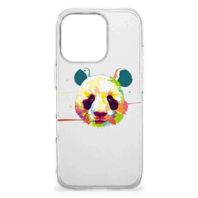 iPhone 16 Pro Max Telefoonhoesje met Naam Panda Color