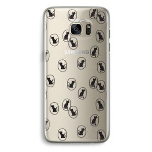 Miauw: Samsung Galaxy S7 Edge Transparant Hoesje