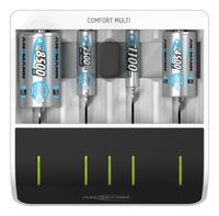 Ansmann Comfort Multi Batterijlader NiMH AAA (potlood), AA (penlite), C (baby), D (mono), 9 V (blok) - thumbnail