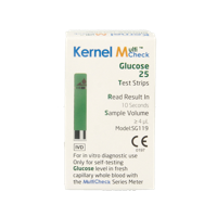 Multicheck glucose strips 25 Stuks