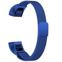 FitBit Alta HR Milanese bandje - Maat: Small - Blauw - thumbnail