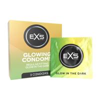 EXS EXS Glow - Condooms - 3 Stuks