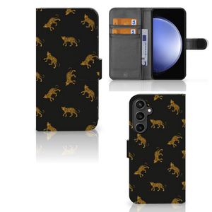 Telefoonhoesje met Pasjes voor Samsung Galaxy S23 FE Leopards