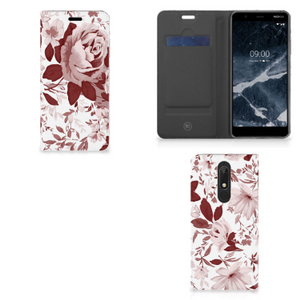 Bookcase Nokia 5.1 (2018) Watercolor Flowers