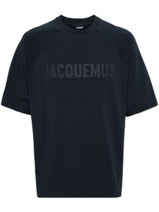 Jacquemus t-shirt Le T-shirt Typo à manches longues - Bleu