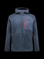 Peak Performance Utility Light Zip Hood Fleece Heren Mountain Mist/Mountain Mist L