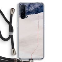 Stone White: OnePlus Nord CE 5G Transparant Hoesje met koord
