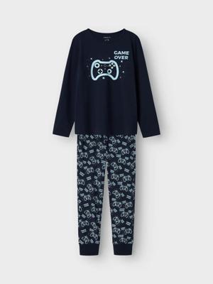 Name it jongens pyjama - &apos;&apos;Game Over&apos;&apos; Katoenen kinder pyjama gaming