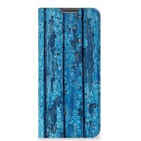 OPPO A54 5G | A74 5G | A93 5G Book Wallet Case Wood Blue