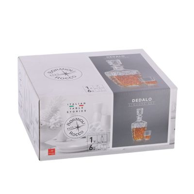 Bormioli rocco dedalo whiskey set 7 delig