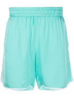 BLUE SKY INN short en soie à taille élastiquée - Bleu