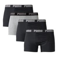 PUMA Boxershorts Everyday 4-Pack Zwart Grijs