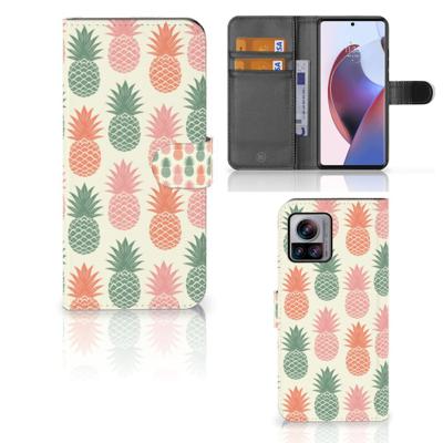 Motorola Edge 30 Ultra | Book Cover | Ananas