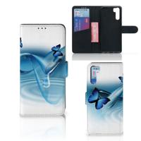 OPPO A91 | Reno3 | Telefoonhoesje | Met pasjeshouder | Vlinders