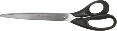 Q-CONNECT schaar, 25,5 cm, zwart, op blister