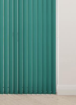 Verticale lamellen - Unicolour zeegroen