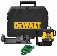 DeWalt dcle34031n-xj zelfnivellerende kruislijnlaser | 3x360° | groene straal | 18 volt | excl. accu's en lader - dcle34031n-xj