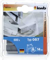 Nieten type 057/357 staaldraad 14 mm 600 st. - Kwb Nieten type 057/357 staaldraad 14 mm 600 st. - Kwb